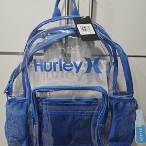Hurley Clear and Blue Backpack